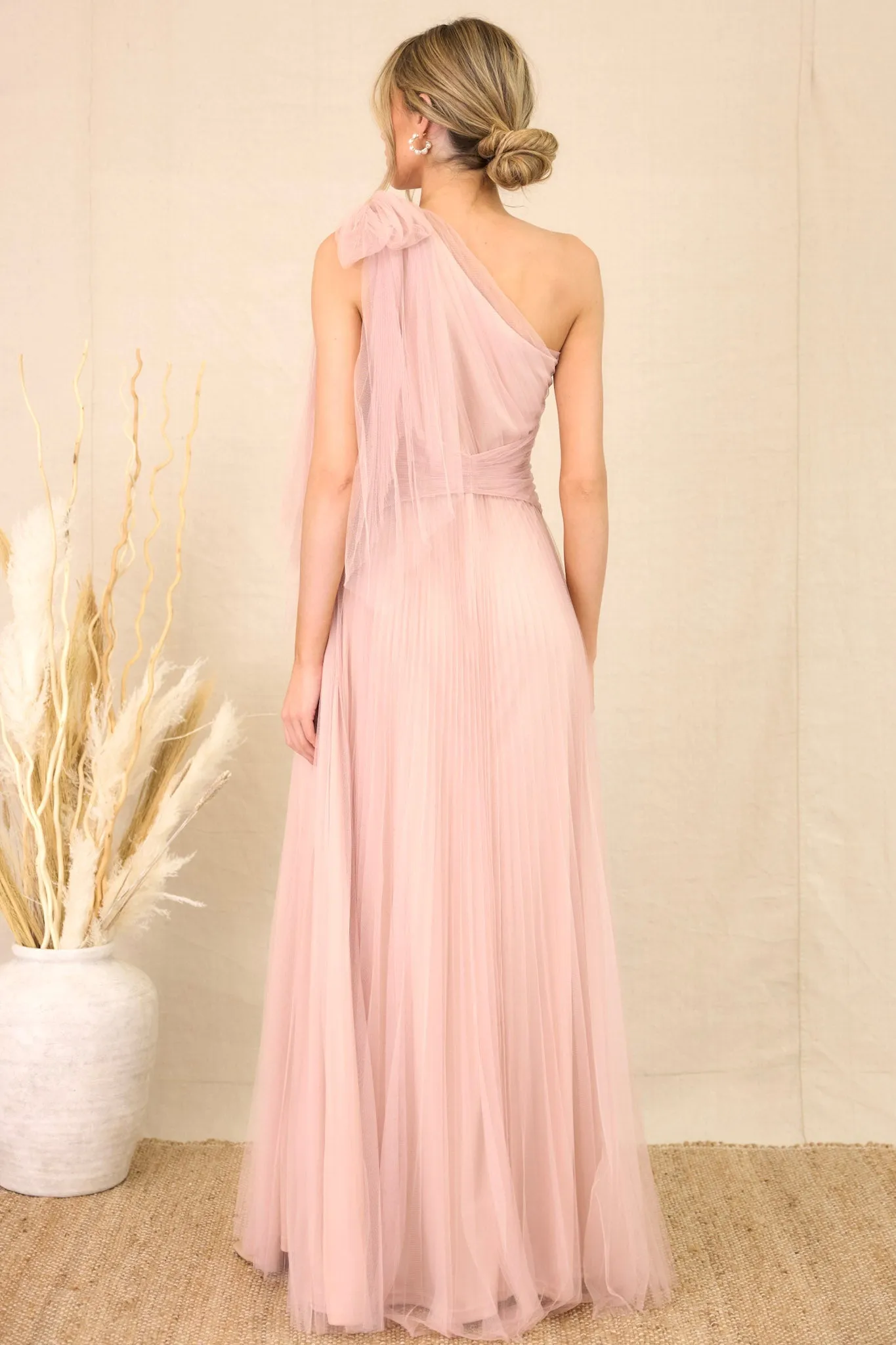 Divine Intuition Blush Maxi Dress
